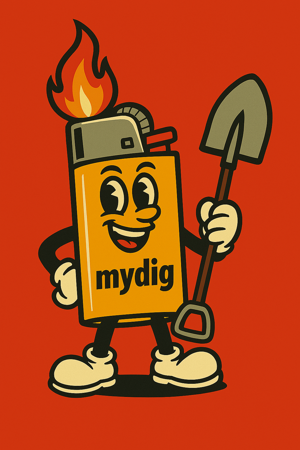 MyDigBick Mascot